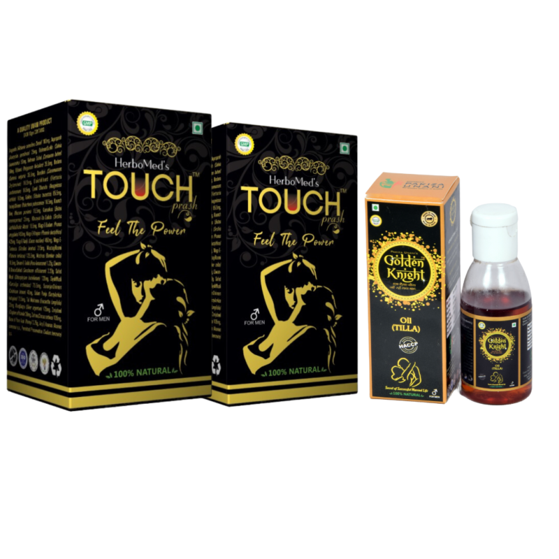 Touch Prash 125gm (Pack of 2) + Get Golden Knight Oil 25ml Free