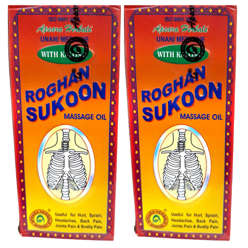 Apsara Roghan Sukoon Massage Oil 200ml Pack of 2