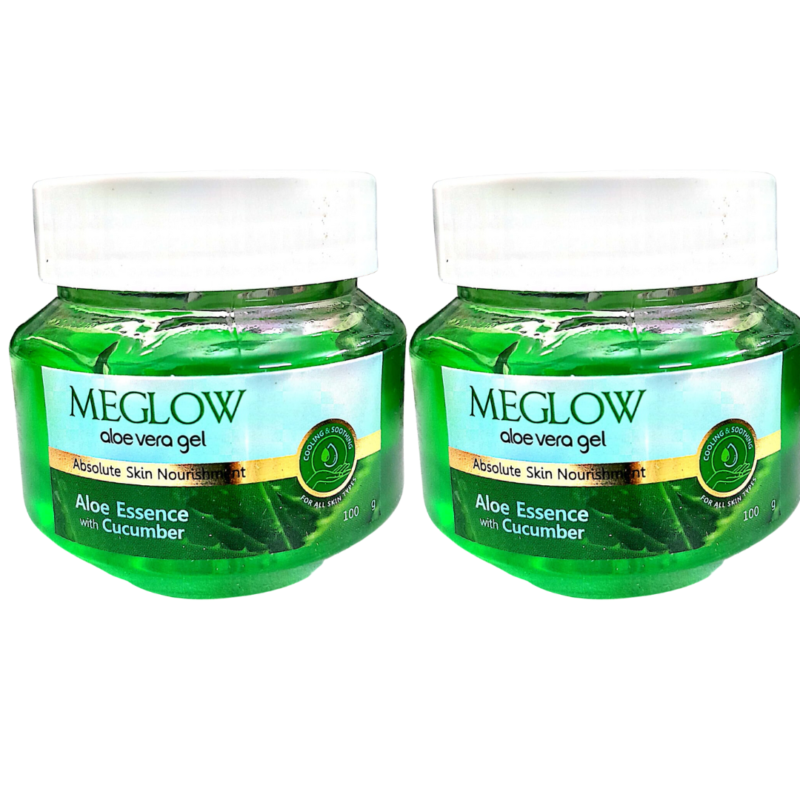 LeeFord MeGlow aloevera gel 100gm Pack of 2
