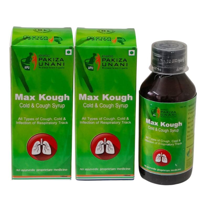 Advanced Pakiza Unani Max Kough Syrup 200ml Pack of 2