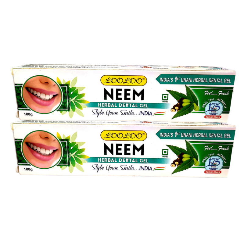 LooLoo Neem Herbal ToothPaste Pack of 2