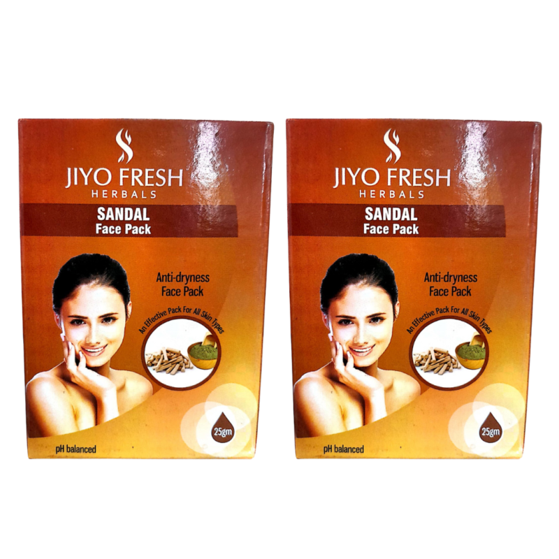 New Shama Jiyo Sandal Face Pack Pack of 2